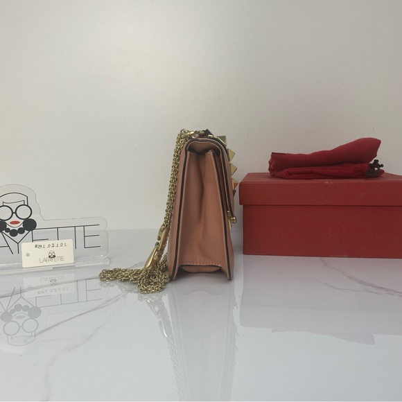 Valentino Rockstud Mini Lock Chain Bag - Picture 5 of 5